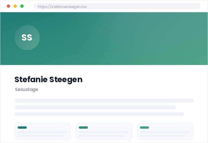 Website Stefanie Steegen — sexuologe